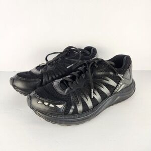 SAS  Mission Women's Comfy Lace-up Tennis Shoes Black Size 8.5D